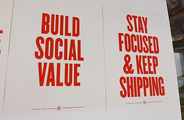 Slogans posted in the office which share the company culture – photo 4