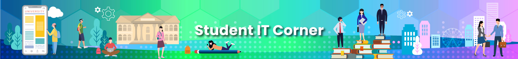 Banner for Student IT Corner